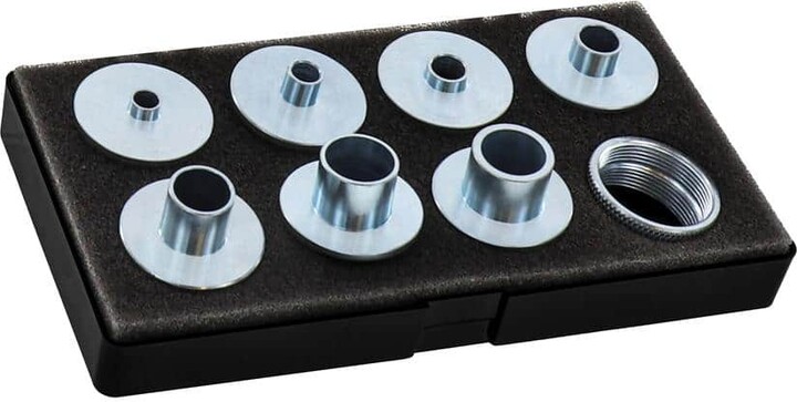 Milescraft Metal Bushing Set - Router Template Guide Set (11-Piece)