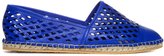 Thumbnail for your product : Loeffler Randall Blue Mara Cap-Toe Espadrille
