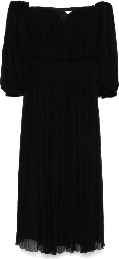 Chloé Pleated Maxi Dress