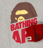 Thumbnail for your product : Bape Kids Camo Ape Head cotton jersey hoodie