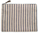 Thumbnail for your product : General Knot & Co Portsmouth Linen Stripe & Waxed Canvas Laptop Sleeve/Carryall-Large