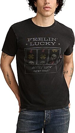 Lucky Brand Slot Machine Graphic Short Sleeve T-Shirt