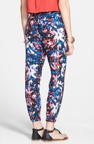 Thumbnail for your product : Lily White Print Track Pants (Juniors)