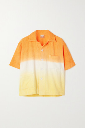 Terry. Ombré Cotton Shirt - Orange