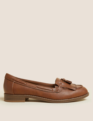 Brown tassel loafers womens Clearance