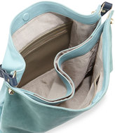 Thumbnail for your product : Pour La Victoire Bijou Leather Shoulder Bag, Powder Aqua