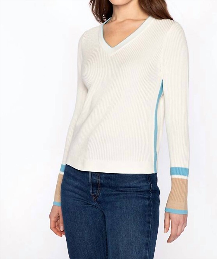 Kinross Women's Colorplay Top In Cream