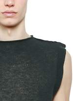 Thumbnail for your product : Damir Doma Sleeveless Sheer Mohair Blend Sweater