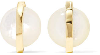 Ippolita Senso 18-karat Gold Mother-of-pearl Earrings - one size