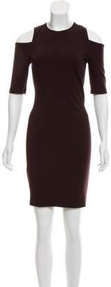 Kimberly Ovitz Sakon Cold-Shoulder Mini Dress