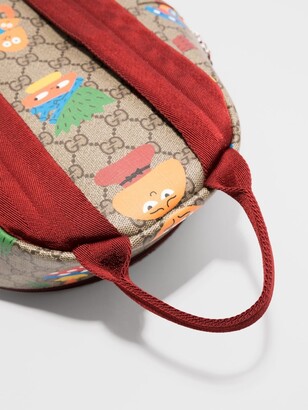 Gucci Children Double G-print wool backpack - ShopStyle Boys' Bags