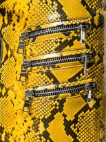 Thumbnail for your product : Unravel Project Snake-Effect Mini Skirt