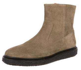 Etoile Isabel Marant Suede Round-Toe Booties