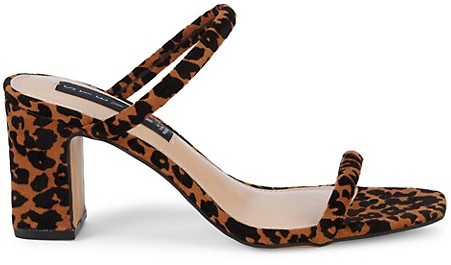 steve madden leopard slides