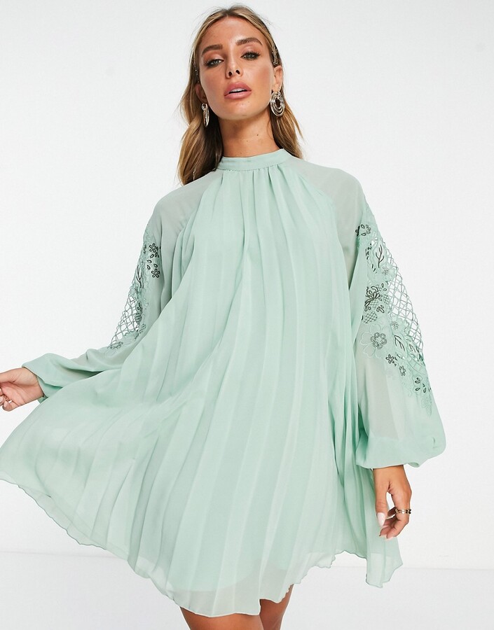 Pale Green Dress | Shop the world's largest collection of fashion 