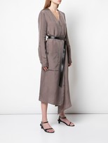 Thumbnail for your product : Tibi Walden wrap midi dress