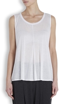 Thumbnail for your product : Eileen Fisher White jersey tank