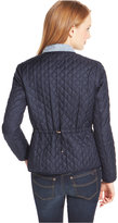 Thumbnail for your product : Tommy Hilfiger Quilted Collarless Barn Jacket