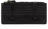 Thumbnail for your product : Neiman Marcus Saffiano Leather Slim Wallet, Black