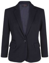 Thumbnail for your product : New Look Black Textured Ponte Blazer