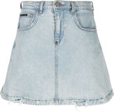 Ring-Detail Mini Skirt 