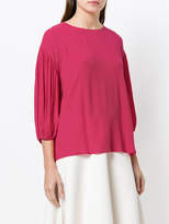 Thumbnail for your product : Roberto Collina gathered shift blouse