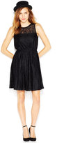 Thumbnail for your product : Maison Jules Sleeveless Lace-Overlay Flared Dress