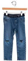 Thumbnail for your product : Giorgio Armani Baby Boys' Distressed Jeans
