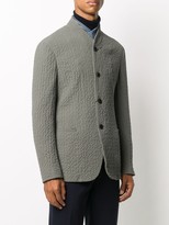 Thumbnail for your product : Giorgio Armani Ruched Standing Collar Blazer