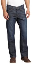Thumbnail for your product : James Jeans medium blue stretch twill 'Sean' boot leg pants