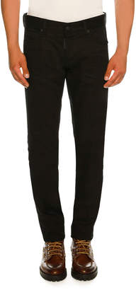 DSQUARED2 Bull Wash Slim-Fit Solid Jeans