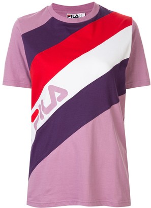 Fila striped logo T-shirt