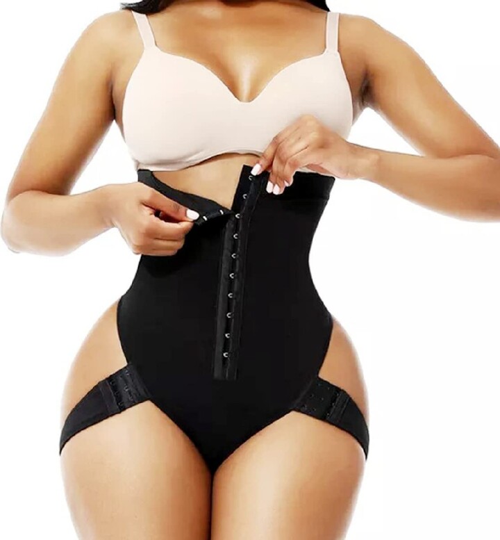 Kgozwon Cuff Tummy Trainer with Butt Lift Femme Exceptional Shapewear