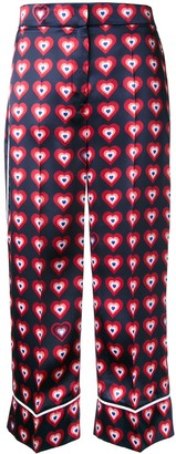Fendi Heart Print Pyjama Trousers
