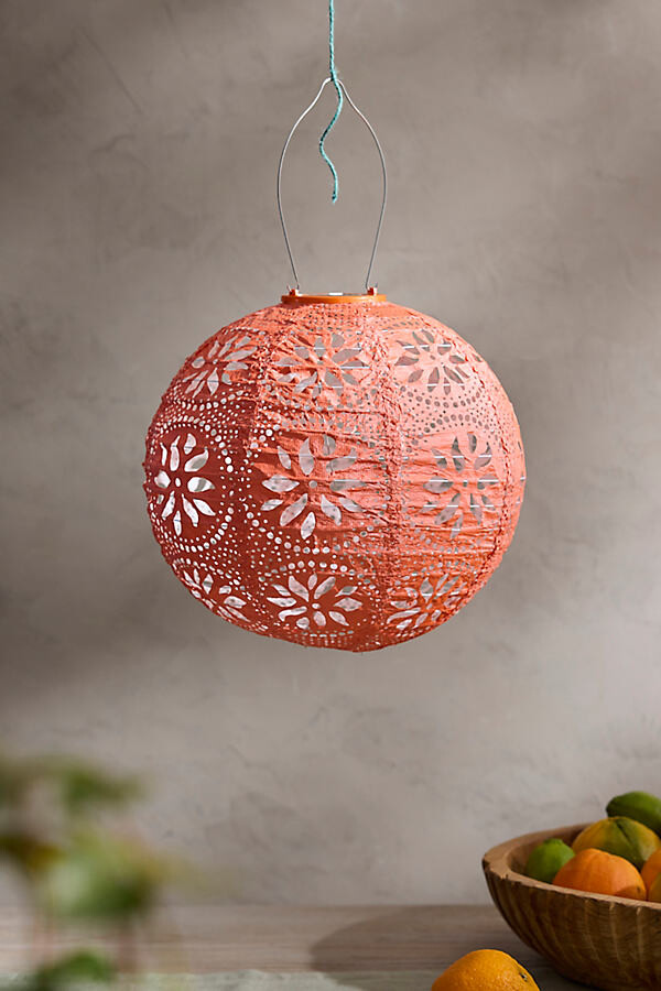 Coral Globe Solar Lantern