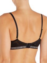 Thumbnail for your product : Emporio Armani Visibilty lurex lace underwired bralette