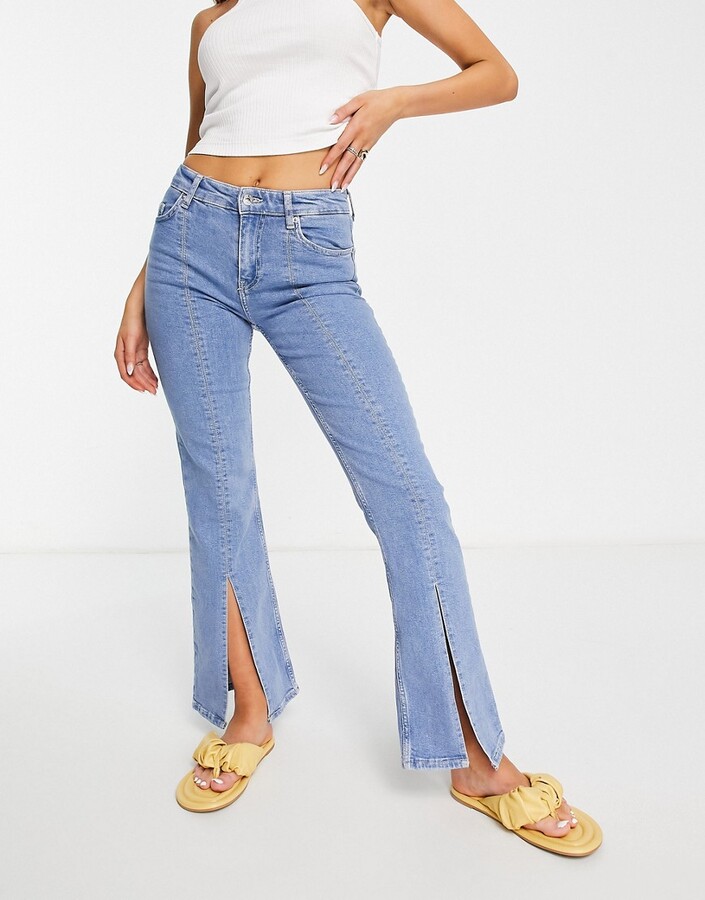 Front Slit Jeans | ShopStyle