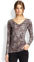 Thumbnail for your product : Saks Fifth Avenue V-Neck Patterned Sweater