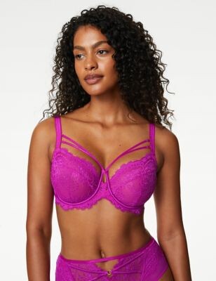 Cotton Unlined No-Wire Bra with Lace