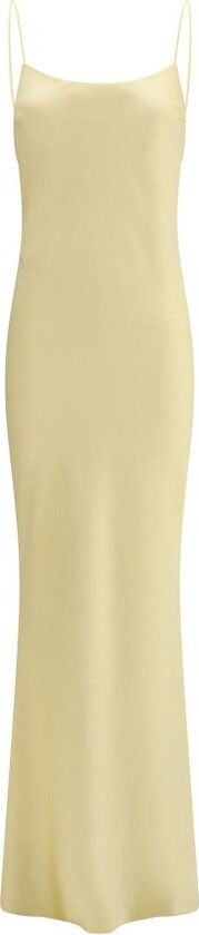 The Andamane Ninfea Satin Slip Maxi Dress