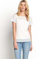 Thumbnail for your product : Oasis Daisy Trim Boxy Top