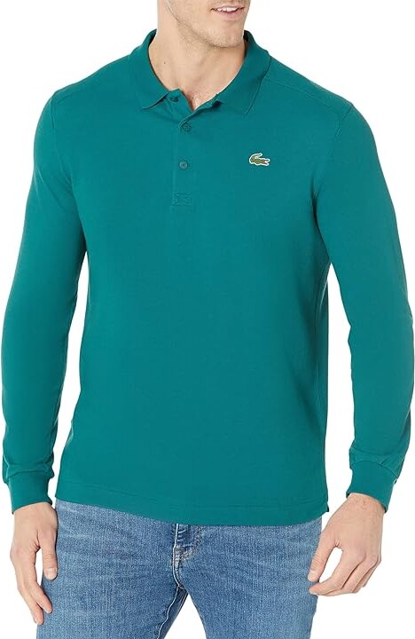 Lacoste Men's Classic Long Sleeve Pique Polo Shirt - ShopStyle