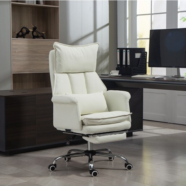 UNISOAR 155°RecliningOfficeChairErgonomicGamingChairwithFootrest