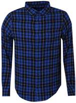 Thumbnail for your product : boohoo Grid Check Long Sleeve Flannel Shirt