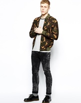 Thumbnail for your product : Fred Perry Margate Camo Bomber