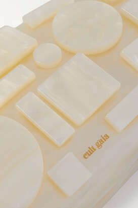 Cult Gaia Adara Acrylic Clutch - White