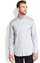 Thumbnail for your product : Armani Collezioni Solid Woven Sportshirt
