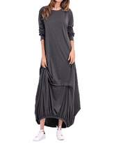 Thumbnail for your product : BIUBIU Women's Plus Size Casual Long Sleeve Knee Stitching Party Long Maxi Dress XL