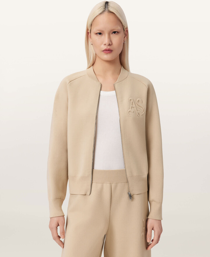 AllSaints Sonny Zip Up Cardigan