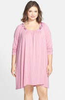 Thumbnail for your product : Midnight by Carole Hochman 'Classic Moments' Sleep Shirt (Plus Size)